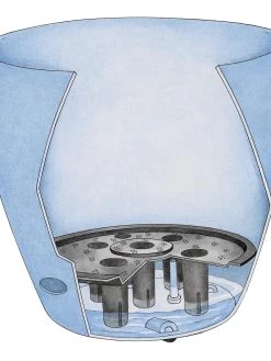 Viva Round Self-Watering Rolling Planter, 14" Diameter -Garden Care Shop 39325 002 tif