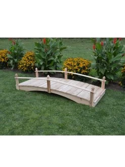 Acorn Garden Bridge Unfinished 3' X 10' -Garden Care Shop 3 4 crop 8613404 01V 1