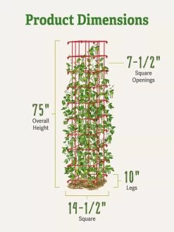 Bean Tower -Garden Care Shop 8587060 dimensions