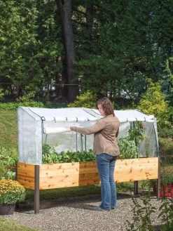 Elevated Planter Box, Frame And 2 Covers Kit, 2' X 8' -Garden Care Shop 8587631 304 tif