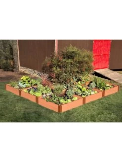 L-Shaped Composite Raised Bed, 12'x12' With 1" Boards -Garden Care Shop 8588254 03v