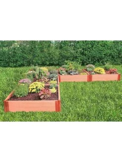 Classic Sienna Raised Garden Bed "L" Shaped With 2" Boards -Garden Care Shop 8588255 05v