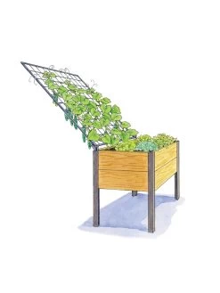 Space-Maker Pivoting Trellis, 4' -Garden Care Shop 8590247 SMTrellis 4ft tif 1