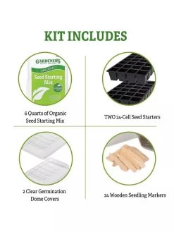 Organic GrowEase Seed Starting Success Kit -Garden Care Shop 8592393 4