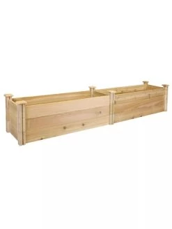 Premium Cedar Raised Garden Bed, 16" X 96" -Garden Care Shop 8593824 01V greenes premium cedar raised garden bed
