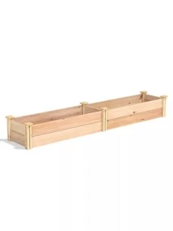 Premium Cedar Raised Garden Bed, 16" X 96" -Garden Care Shop 8593873 03V