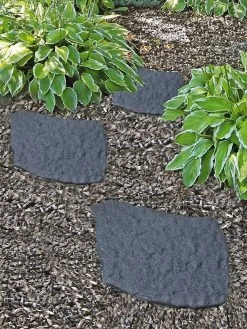 Recycled Rubber Flagstone Stepping Stone -Garden Care Shop 8594282 001V tif