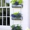 Galvanized Hanging Triple Planter -Garden Care Shop 8595213 6966 tif