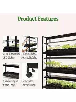 LED SunLite® 3-Tier Garden -Garden Care Shop 8595554 4