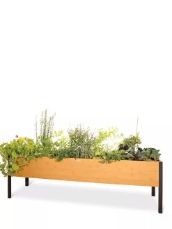Eco-Stained Elevated Planter Box, 2'x8' -Garden Care Shop 8596760 101 tif