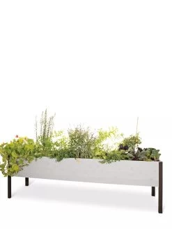 Eco-Stained Elevated Planter Box, 2'x8' -Garden Care Shop 8596760 102 tif