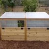 Garden In A Box Cedar Raised Bed With Greenhouse, 3' X 6' -Garden Care Shop 8597082 01V tif