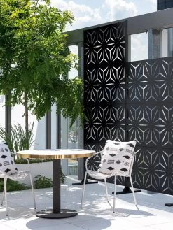 Veradek 3-Panel Privacy Screen Set, Star -Garden Care Shop 8599205 08V tif