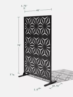 Veradek 3-Panel Privacy Screen Set, Star -Garden Care Shop 8599205 11V tif
