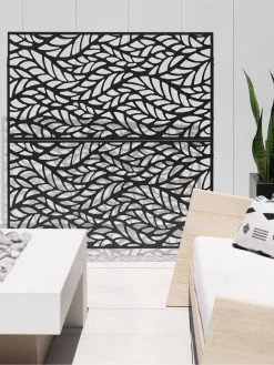 Veradek 2-Panel Privacy Screen Set, Flowleaf