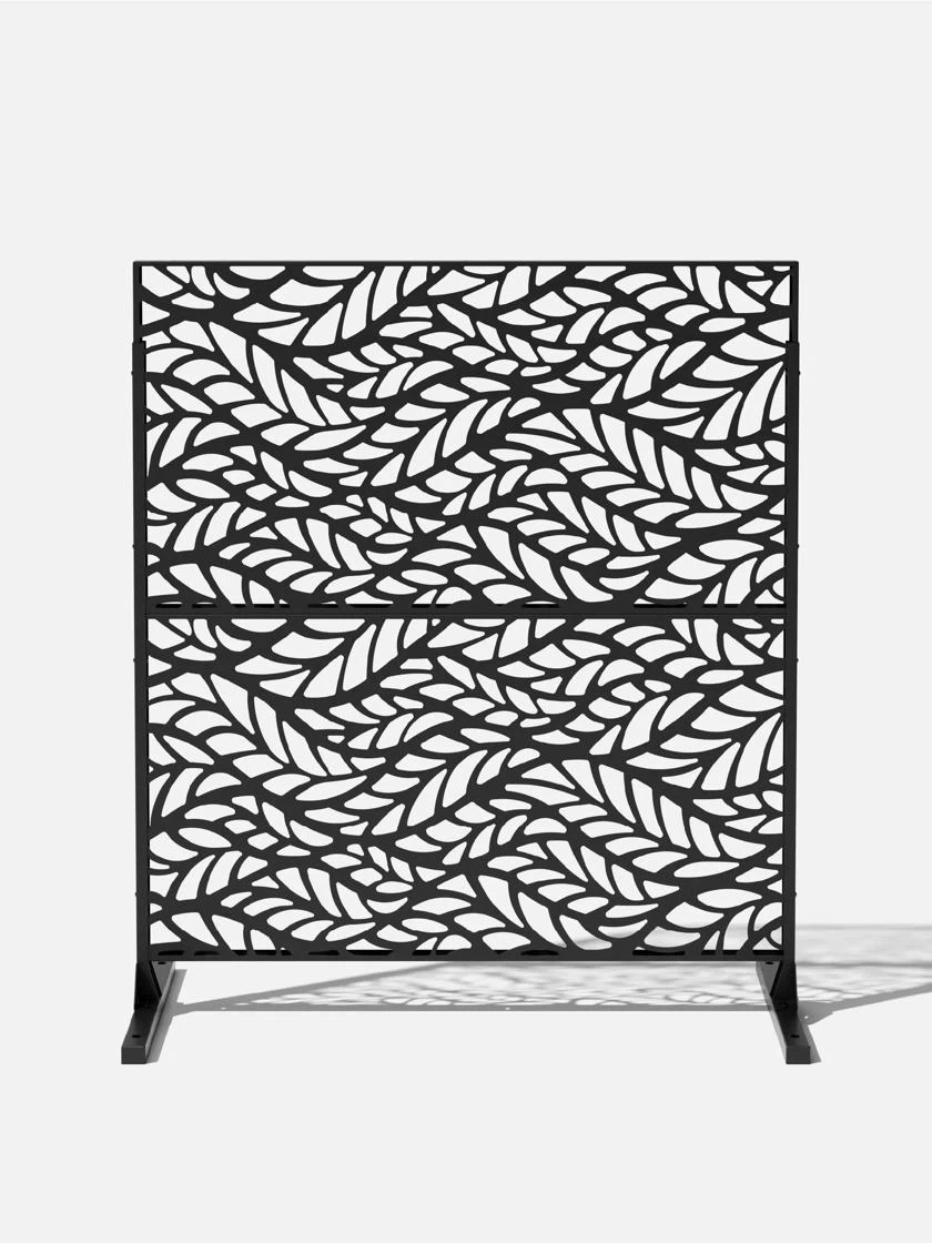 Veradek 2-Panel Privacy Screen Set, Flowleaf 8 Veradek 2-Panel Privacy Screen Set, Flowleaf - Image 6