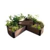 Circle Keyhole Garden With 1" Boards -Garden Care Shop 8599445 03v circle keyhole garden 1 inch uptown brown