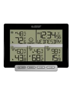 La Crosse 308-1412-3TX-INT Wireless Weather Station With 3 Sensors -Garden Care Shop 8599459 01v