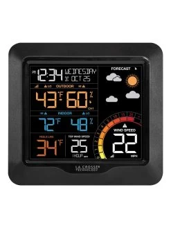 La Crosse Color Wind Speed Weather Station -Garden Care Shop 8599464 01v