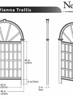 Vienna Vinyl Trellis -Garden Care Shop 8599767 03V tif