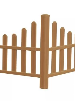 Country Corner Composite Picket Fence -Garden Care Shop 8599773 02V tif
