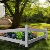 Split Rail Corner Vinyl Fence