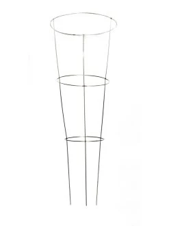 Heavy-Duty Galvanized Plant Supports 42", Set Of 5