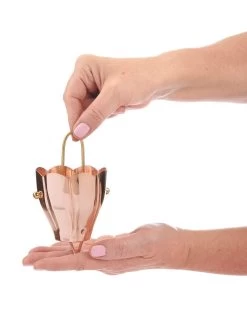 Crocus Pure Copper Rain Chain, 8.5' 7 Crocus Pure Copper Rain Chain, 8.5' -Garden Care Shop 8600207 01v