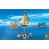 Sailboat Cottage Copper Weathervane With Roof Mount -Garden Care Shop 8600347 03v sailboat cottage copper weathervane roof mount 1
