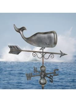 Save The Whales™ Copper Weathervane -Garden Care Shop 8600371 03v