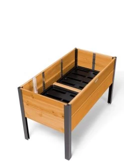 Self-Watering Eco-Stained Elevated Planter Box, 2' X 4' -Garden Care Shop 8608963 6286 tif