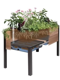 Self-Watering Insert For 2’ X 4’ Planter -Garden Care Shop 8609009 SW insert art 2021 tif