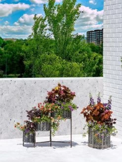 Galvanized Grow Bag Planter 12" -Garden Care Shop 8609180 0344 tif