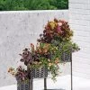 Galvanized Grow Bag Triple Planters With Stand -Garden Care Shop 8609180 0346 tif
