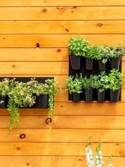 8 Pot Metal Wall Planter -Garden Care Shop 8609195 6250 tif