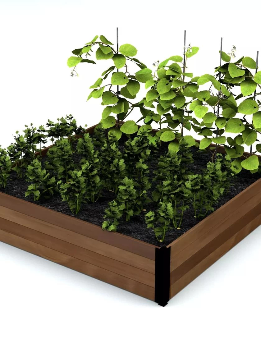 Vita Mezza Garden Bed, 4’x4’x11” 3 Vita Mezza Garden Bed, 4’x4’x11”