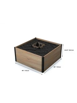 Vita Mezza Keyhole Garden, 4’x4’ -Garden Care Shop 8609393 03v