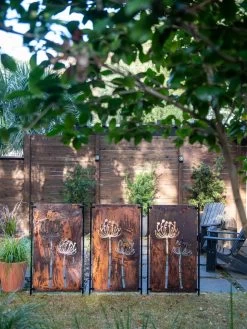 Queen Anne's Lace Corten Steel Screen -Garden Care Shop 8609526 6301 tif