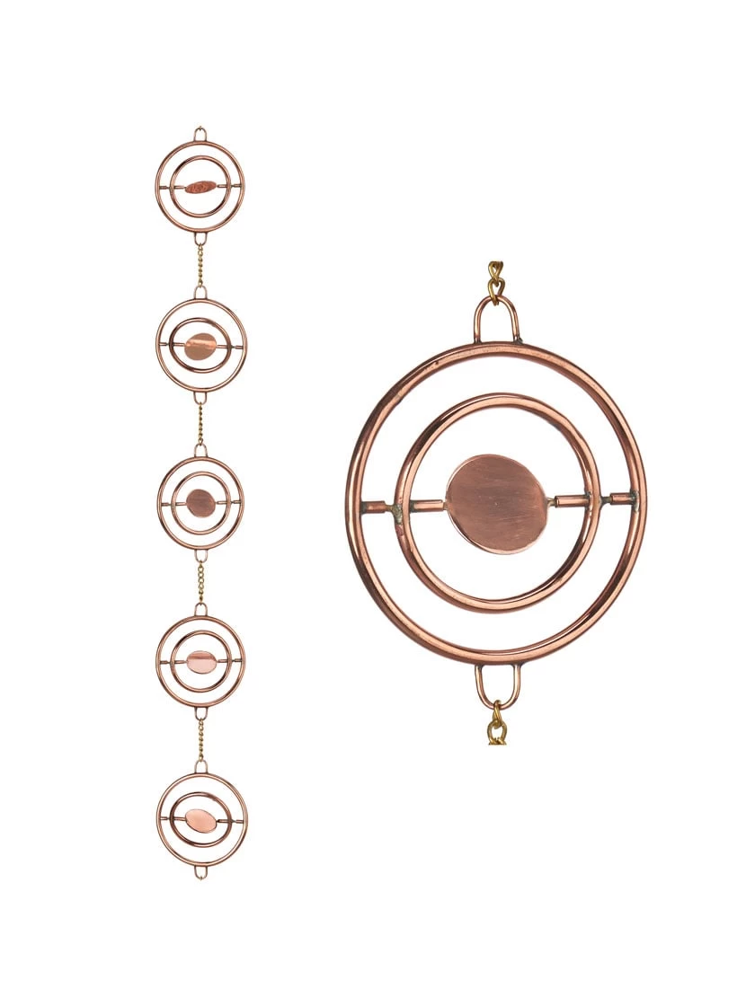 Stellar Copper Rain Chain, 8.5ft 3 Stellar Copper Rain Chain, 8.5ft