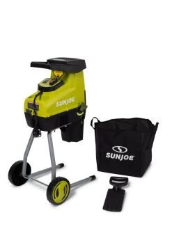 Sun Joe CJ603E 1.7 Inch Cutting Diameter Electric Silent Wood Chipper/Shredder | 15-Amp -Garden Care Shop 8610486 3875 tif