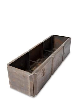 Corten Steel Modular Raised Bed, 2'x6' -Garden Care Shop 8610703 5145 tif