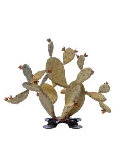 Desert Steel Prickly Pear Cactus Sculpture, Redondo 9 Desert Steel Prickly Pear Cactus Sculpture, Redondo -Garden Care Shop 8610768 04v