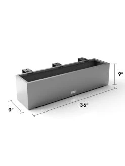 Veradek Metallic Series Railing Planters -Garden Care Shop 8611610 19v