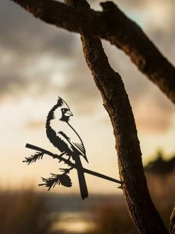 Metalbird Cardinal -Garden Care Shop 8612021 03v