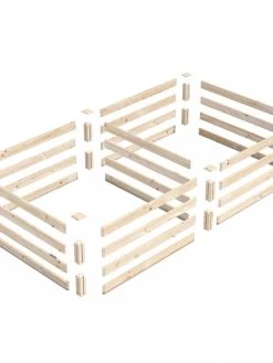 Pine Raised Garden Beds, 4'x8' -Garden Care Shop 8612238 01V jpg