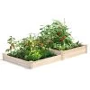 2-Tier Pine Raised Garden Bed, 4'x8' -Garden Care Shop 8612253 02v 2 tier pine raised garden bed 4x8 feet
