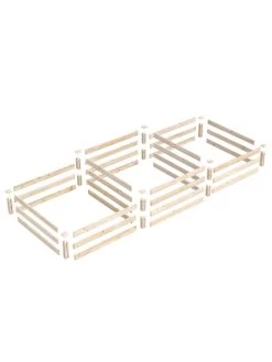 Tall 2-Tier Pine Raised Garden Bed, 4'x12' -Garden Care Shop 8612258 01v