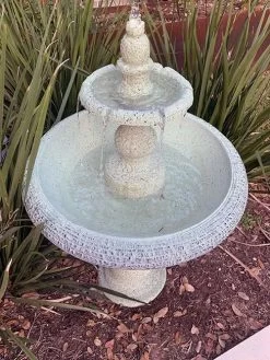Exaco Enduro Clay Tiered Fountain -Garden Care Shop 8612391 01V jpg