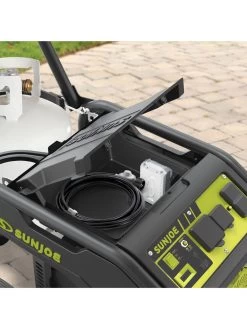 Sun Joe® 4,100/3,300-Running Watt Propane Powered Portable Generator W/24VBattery Starter -Garden Care Shop 8612525 05v