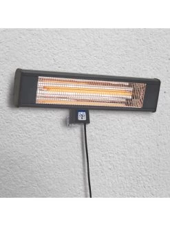 Sun Joe® 1500W Elec. Infrared OD Patio Heater, Adjust Ht. Range, W/Wall Bracket & Cover -Garden Care Shop 8612532 10v